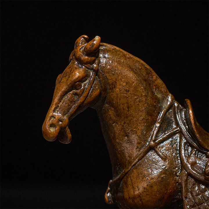 Buddha Stones Antico Anno del Cavallo Lega Decorazione per la casa 7,5*2,6*7 cm - image 7