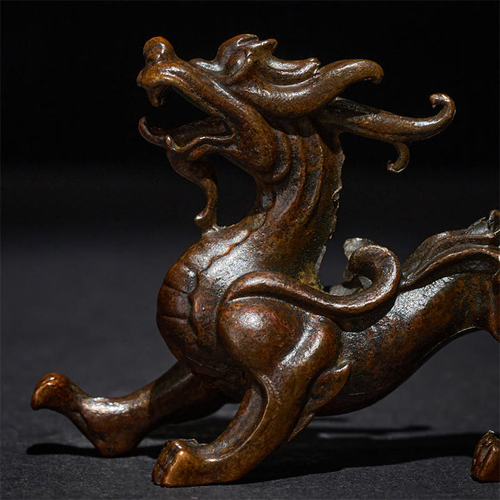 Buddha Stones FengShui Piccola lega PiXiu Decorazione per ricchezza e fortuna 9,2*2,4*5,2 cm - image 7