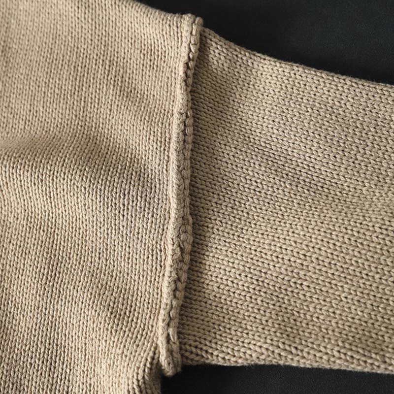 Cardigan da donna in cotone con maniche lunghe e bottoni, motivo patchwork Buddha Stones - image 6