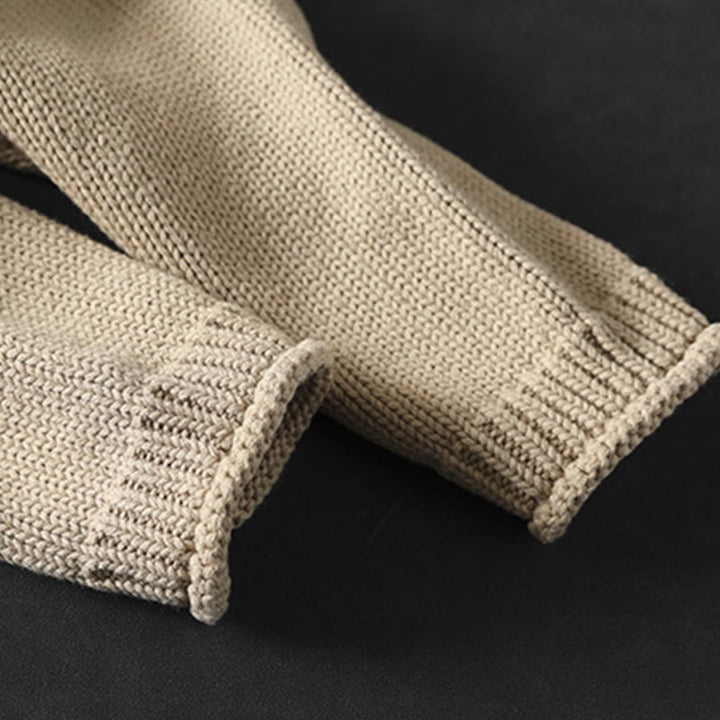 Cardigan da donna in cotone con maniche lunghe e bottoni, motivo patchwork Buddha Stones - image 7