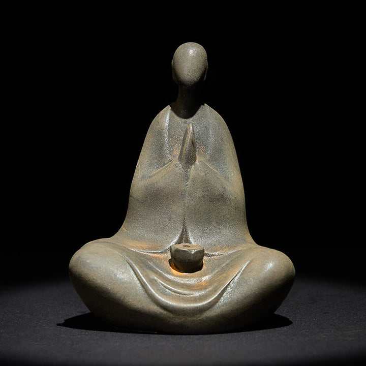 Statua Buddha Stones fatta a mano, senza forma, in polvere di ferro, in resina fusa, decorazione, 11,5*9*6,5 cm - Buddha 11,5*9*6,5 cm - image 0