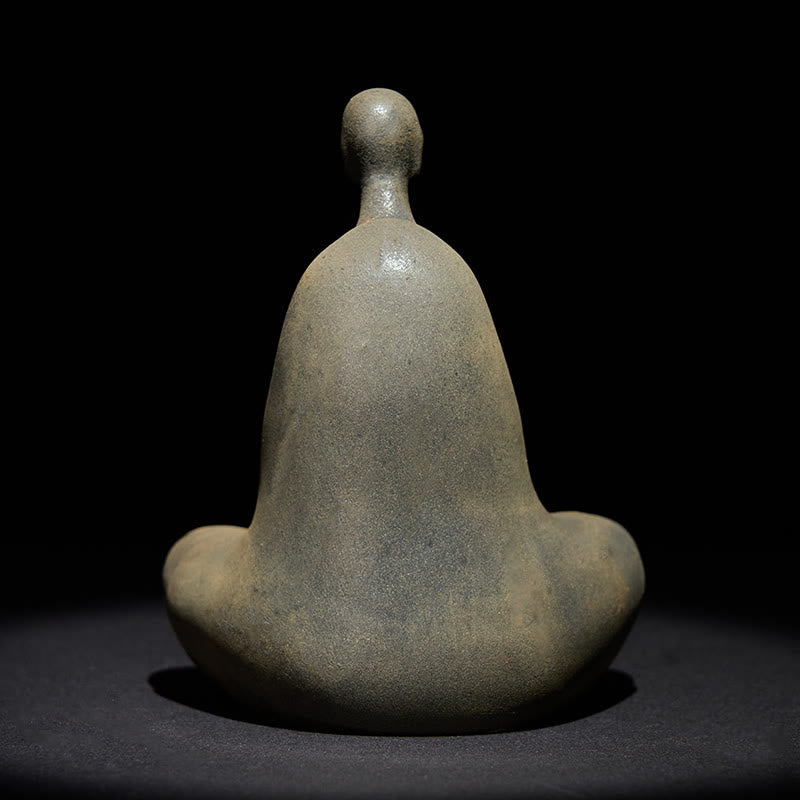 Statua Buddha Stones fatta a mano, senza forma, in polvere di ferro, in resina fusa, decorazione, 11,5*9*6,5 cm - image 4