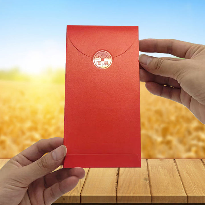 Buddha Stones 6 pezzi multicolore busta rossa cinese Diventa ricco Anno del cavallo 2026 Capodanno - image 25