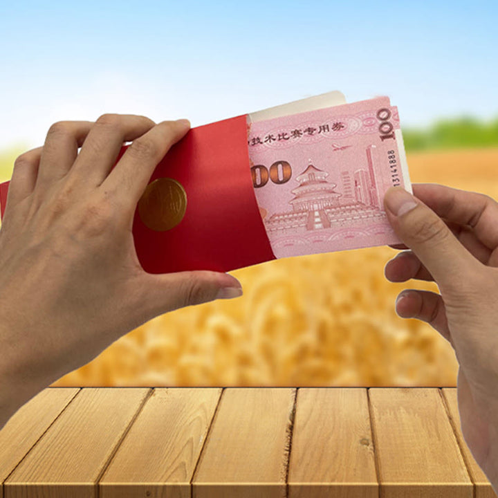 Buddha Stones 6 pezzi multicolore busta rossa cinese Diventa ricco Anno del cavallo 2026 Capodanno - image 27