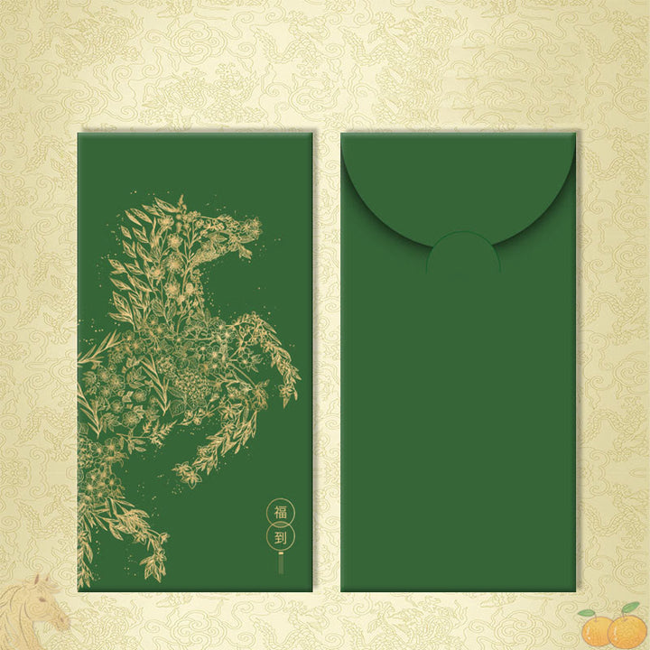 Buddha Stones 6 pezzi multicolore busta rossa cinese Diventa ricco Anno del cavallo 2026 Capodanno - Arriva la fortuna in 6 pezzi - image 9