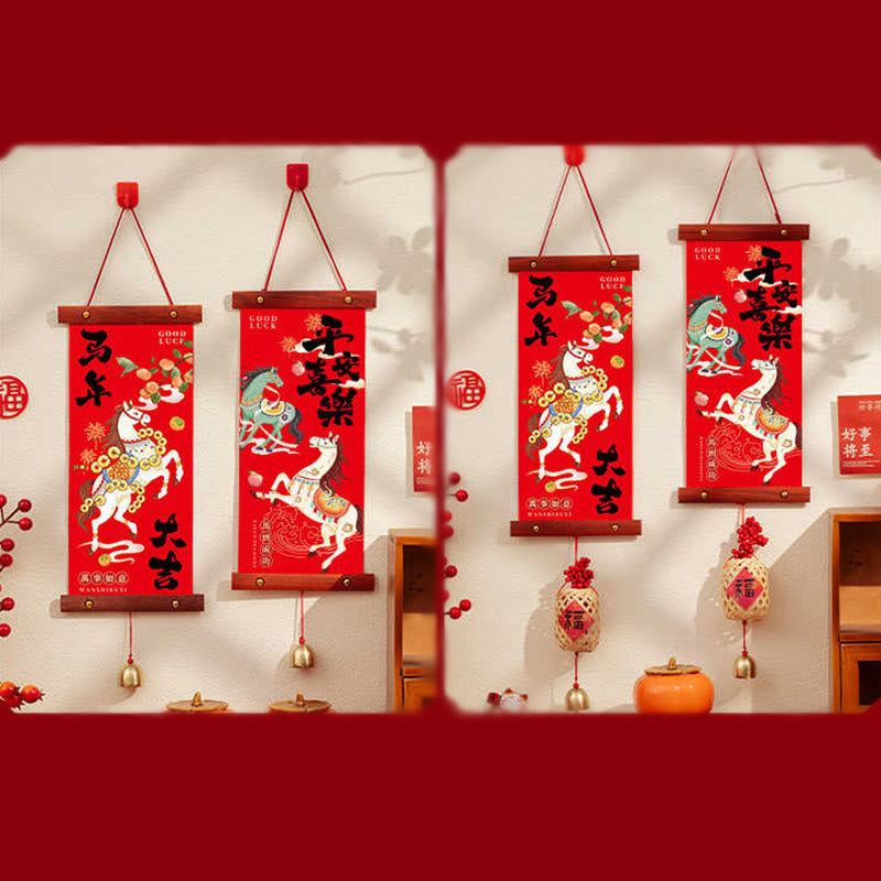 Buddha Stones Anno del Cavallo Capodanno cinese Festa di primavera Buona fortuna Decorazione appesa - image 14