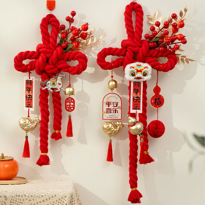 Buddha Stones Anno del Cavallo Leone Danzante Carattere Fu Decorazione Cinese della Fortuna - image 18