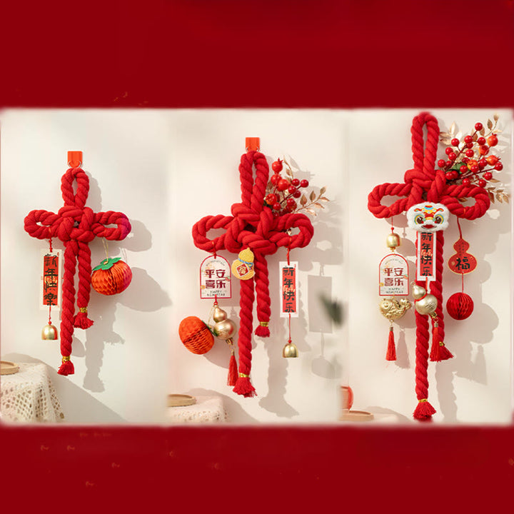 Buddha Stones Anno del Cavallo Leone Danzante Carattere Fu Decorazione Cinese della Fortuna - image 21