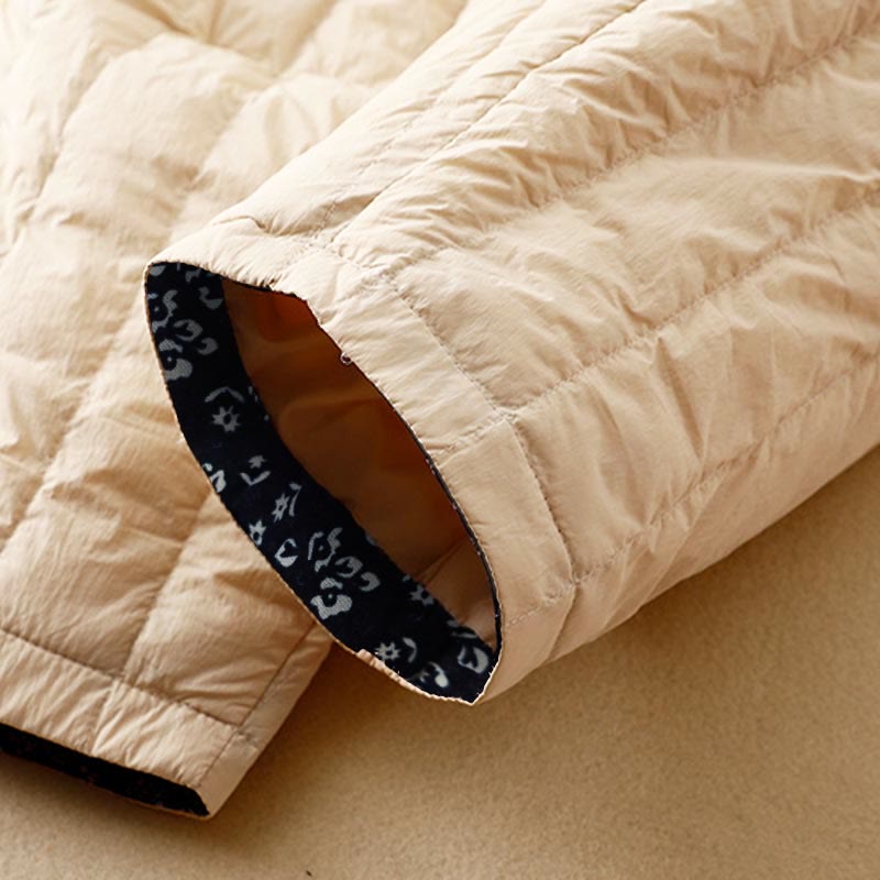 Pantaloni termici invernali patchwork da donna Buddha Stones con tasche - image 6