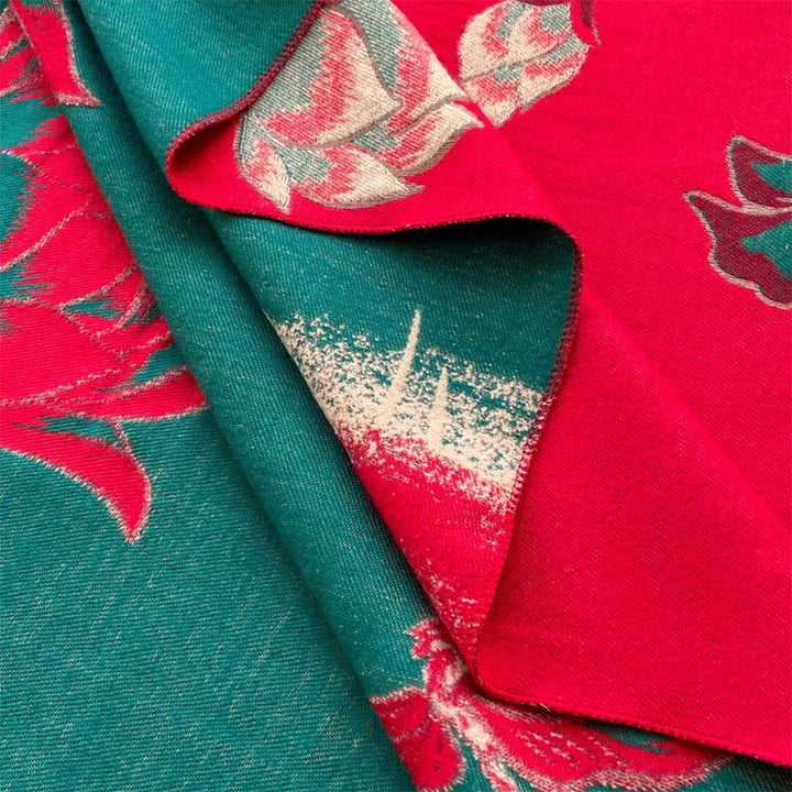 Sciarpa scialle accogliente con motivo a libellula e pesce koi Buddha Stones autunnali - image 6