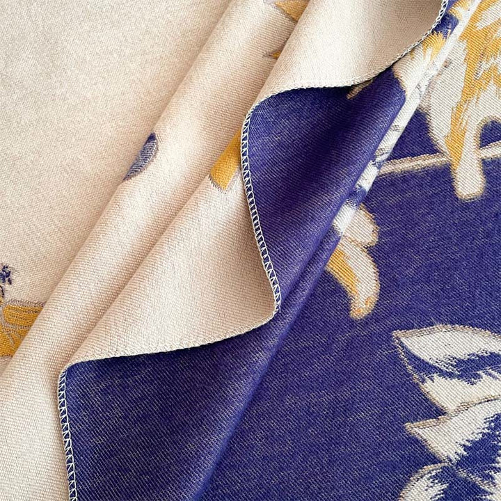 Sciarpa scialle accogliente con motivo a libellula e pesce koi Buddha Stones autunnali - image 11