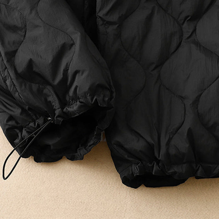 Pantaloni da donna caldi con tasche e linee curve invernali Buddha Stones alla caviglia - image 11