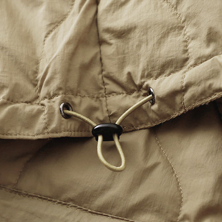 Pantaloni da donna caldi con tasche e linee curve invernali Buddha Stones alla caviglia - image 5