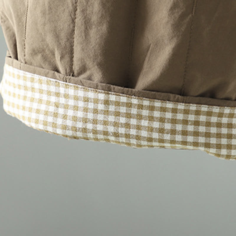 Pantaloni harem da donna con tasche, foderati in pile di cotone, linee dritte e strisce, con Buddha Stones - image 5