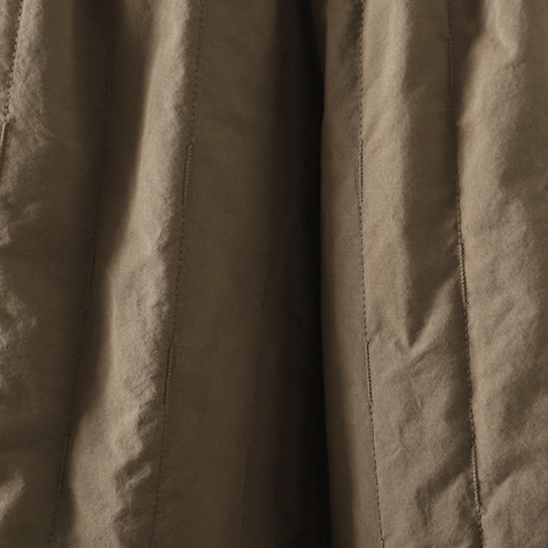 Pantaloni harem da donna con tasche, foderati in pile di cotone, linee dritte e strisce, con Buddha Stones - image 3