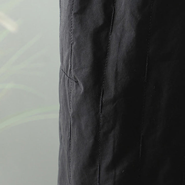 Pantaloni harem da donna con tasche, foderati in pile di cotone, linee dritte e strisce, con Buddha Stones - image 9