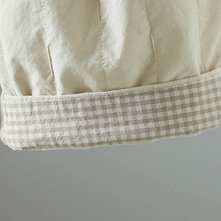 Pantaloni harem da donna con tasche, foderati in pile di cotone, linee dritte e strisce, con Buddha Stones - image 21