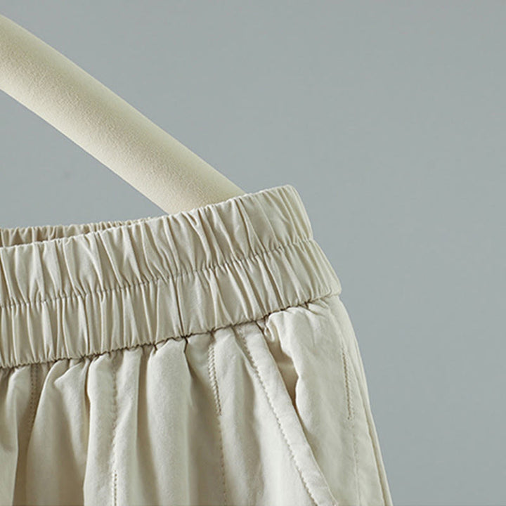 Pantaloni harem da donna in cotone con tasche, linee dritte e strisce, Buddha Stones - image 16