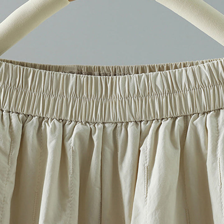 Pantaloni harem da donna con tasche, foderati in pile di cotone, linee dritte e strisce, con Buddha Stones - image 14