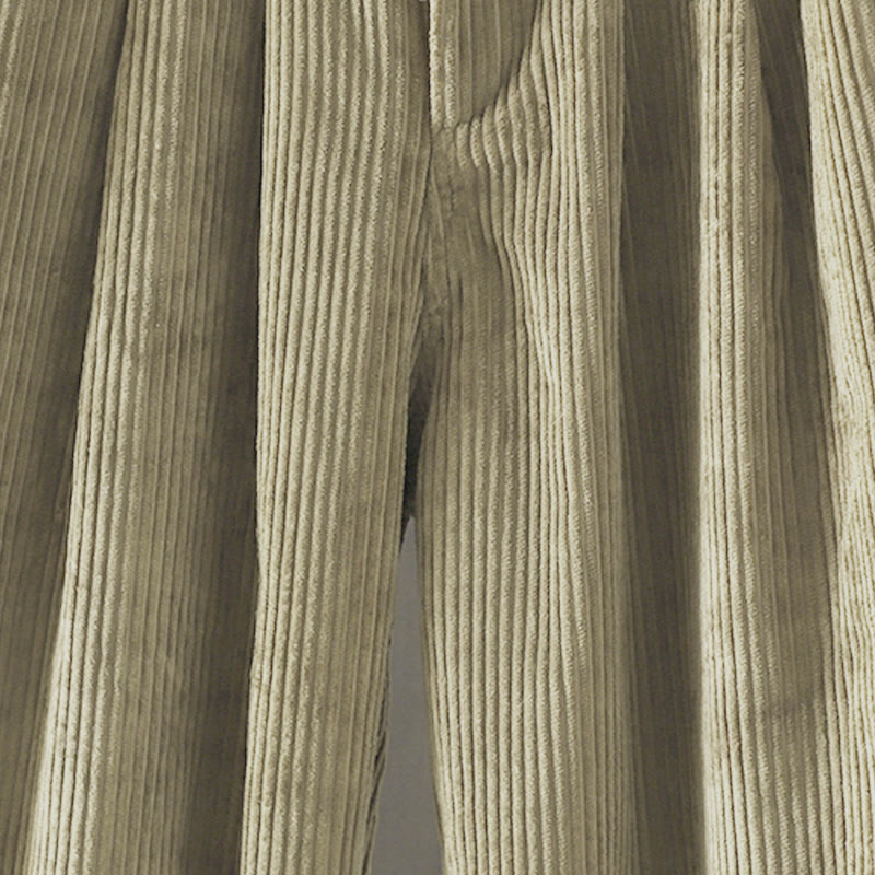 Pantaloni harem invernali da donna in velluto a coste di cotone con vita alta e fodera in pile, con tasche , Buddha Stones - image 22