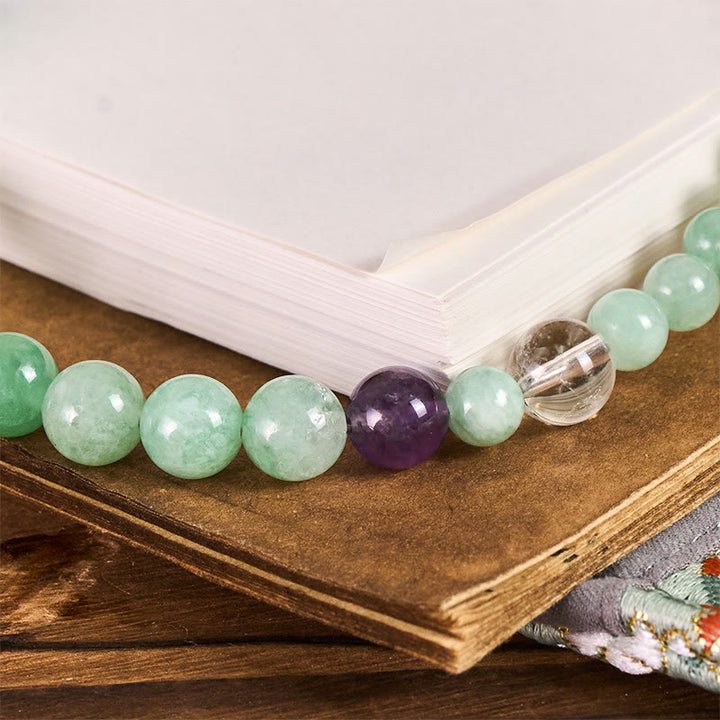 Portachiavi con perline di giada e Buddha Stones, decorazione da appendere al telefono - image 2