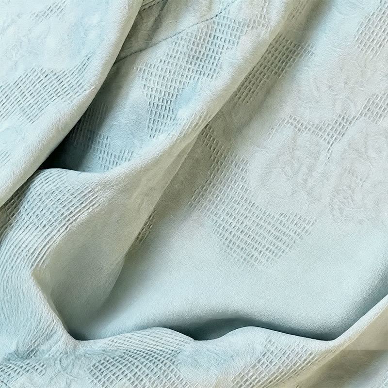 Camicia da donna a maniche lunghe in cotone con colletto alla coreana e bottoni a rana cinese, motivo Buddha Stones Commute Jacquard. - image 5