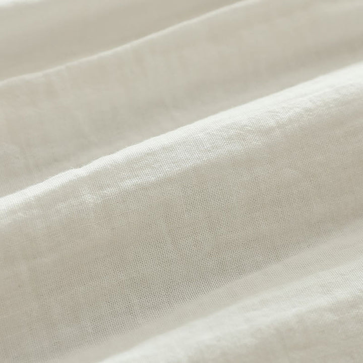 Camicia da donna in cotone a maniche lunghe con bottoni ricamati floreali colorati bianchi Buddha Stones Fall - image 13