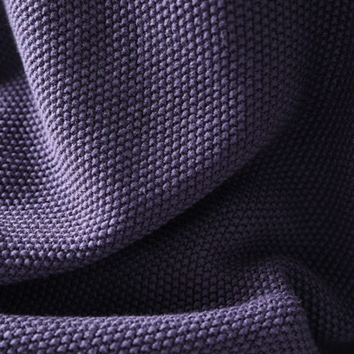 Cardigan lavorato a maglia a maniche lunghe in cotone con bottoni ricamati floreali con Buddha Stones da donna - image 13