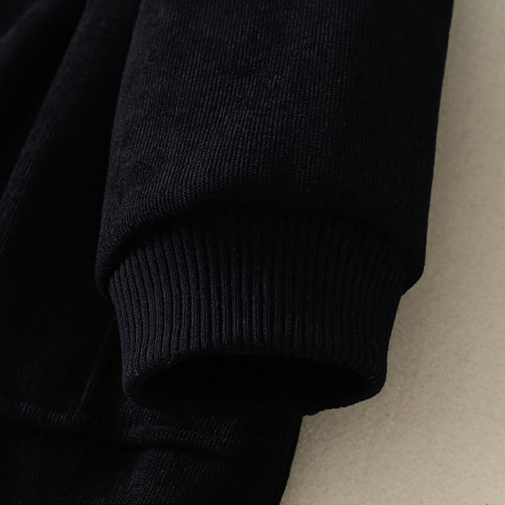 Abito midi da donna in caldo cotone con collo alto e maniche lunghe, con tasche, Buddha Stones - image 23