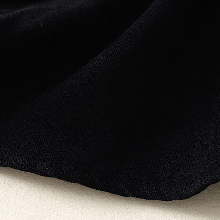 Abito midi da donna in caldo cotone con collo alto e maniche lunghe, con tasche, Buddha Stones - image 24