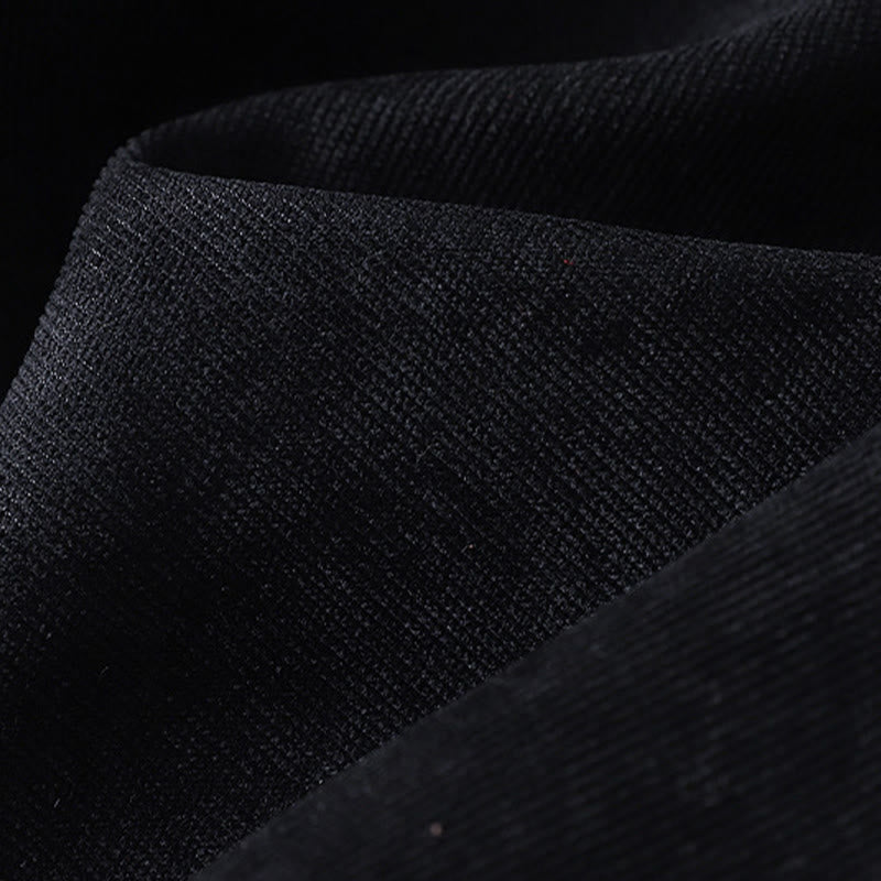 Abito midi da donna in caldo cotone con collo alto e maniche lunghe, con tasche, Buddha Stones - image 25