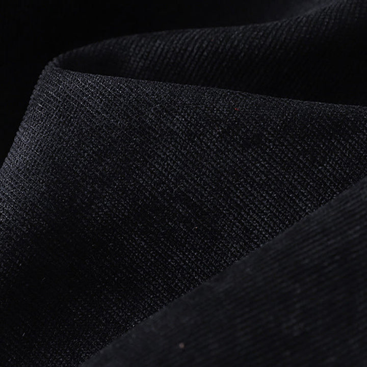 Abito midi da donna in caldo cotone con collo alto e maniche lunghe, con tasche, Buddha Stones - image 25