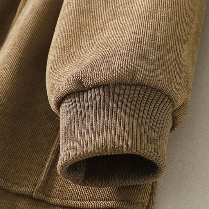 Abito midi da donna in caldo cotone con collo alto e maniche lunghe, con tasche, Buddha Stones - image 4