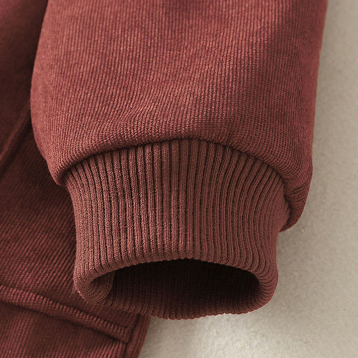 Abito midi da donna in caldo cotone con collo alto e maniche lunghe, con tasche, Buddha Stones - image 11