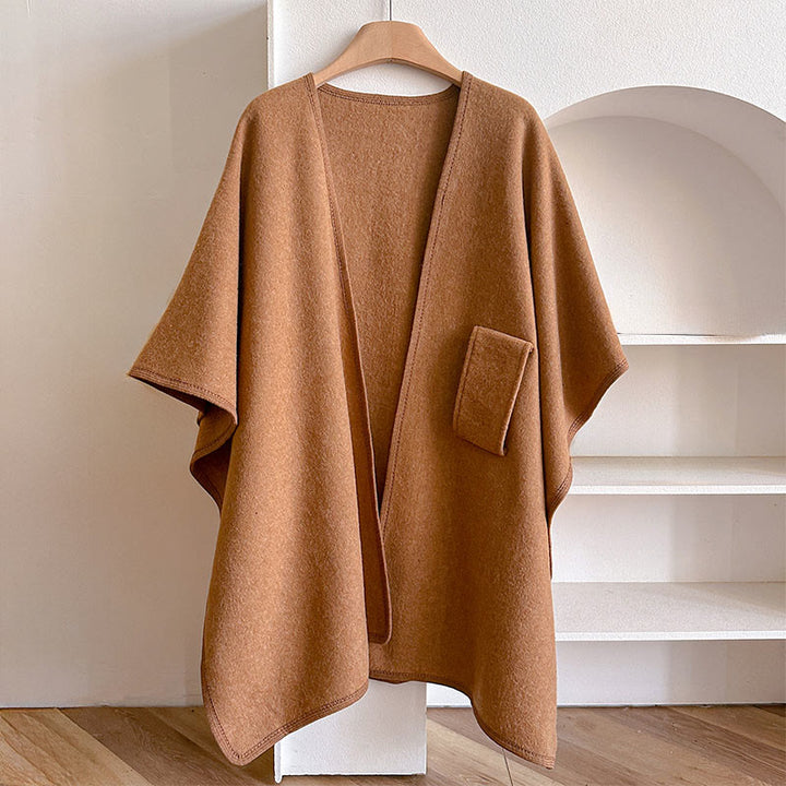 Sciarpa scialle calda e accogliente in tinta unita invernale Buddha Stones - image 4