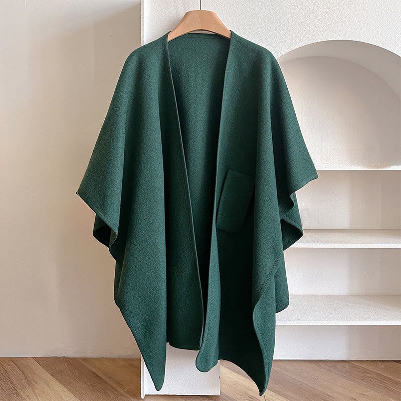 Sciarpa scialle calda e accogliente in tinta unita invernale Buddha Stones - image 8