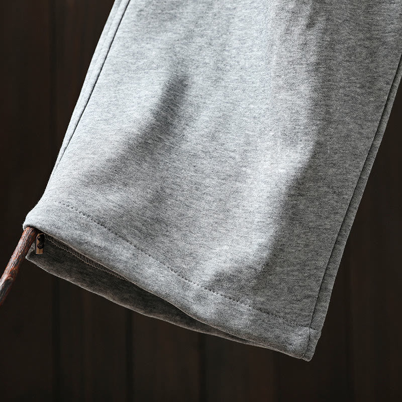 Pantaloni da donna in cotone con tasche e tinta unita Buddha Stones Fall - image 11