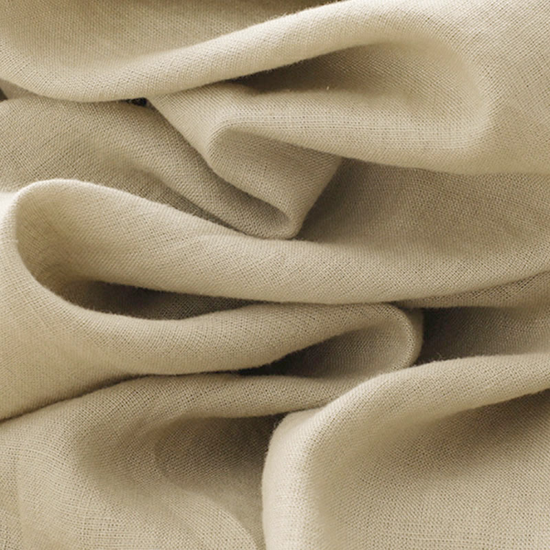 Abito midi in cotone a maniche lunghe con tasche e bottoni semplici Buddha Stones Fall Commute - image 14