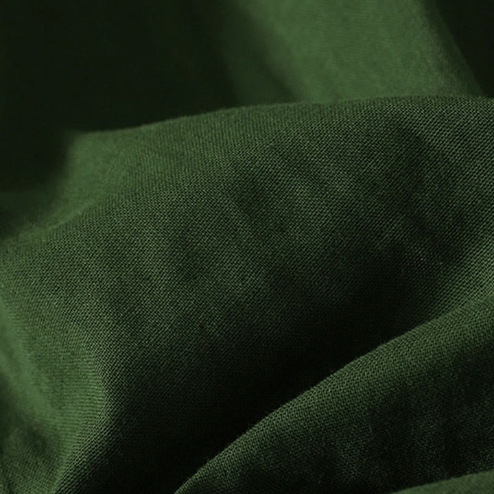 Camicia da donna a maniche lunghe con risvolto, motivo a tralci di fiori ricamati con Buddha Stones - image 4