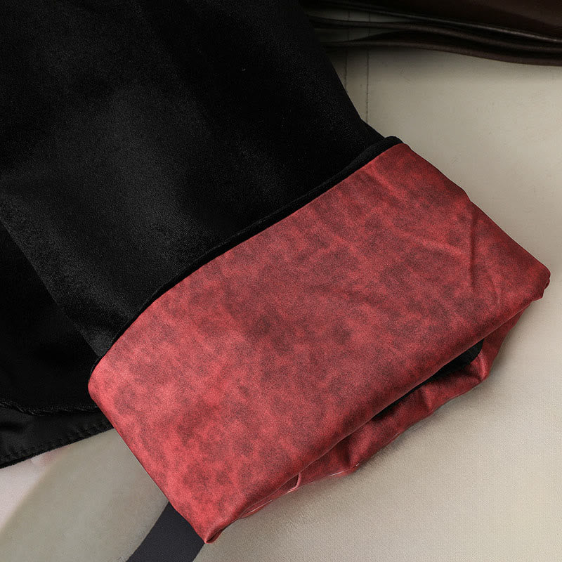 Giacca spessa a maniche lunghe da donna con motivo floreale appeso a Buddha Stones  - image 3