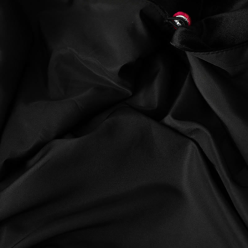 Giacca spessa a maniche lunghe da donna con motivo floreale appeso a Buddha Stones  - image 6