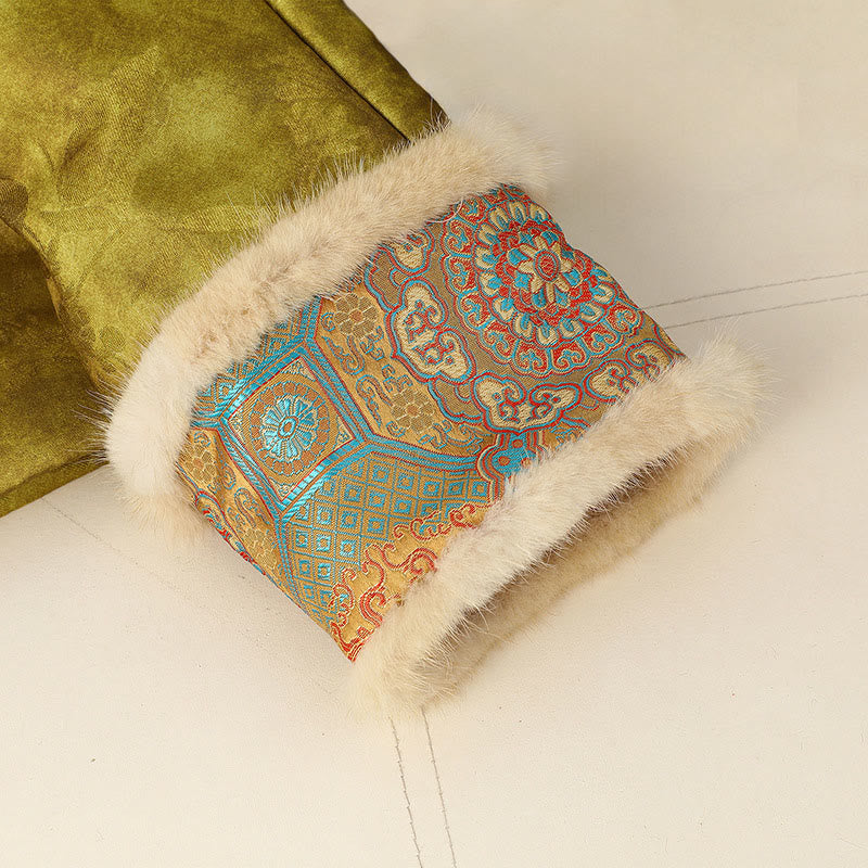 Giacca da donna a maniche lunghe con bottoni a forma di rana, motivo tradizionale cinese, motivo Buddha Stones  - image 12