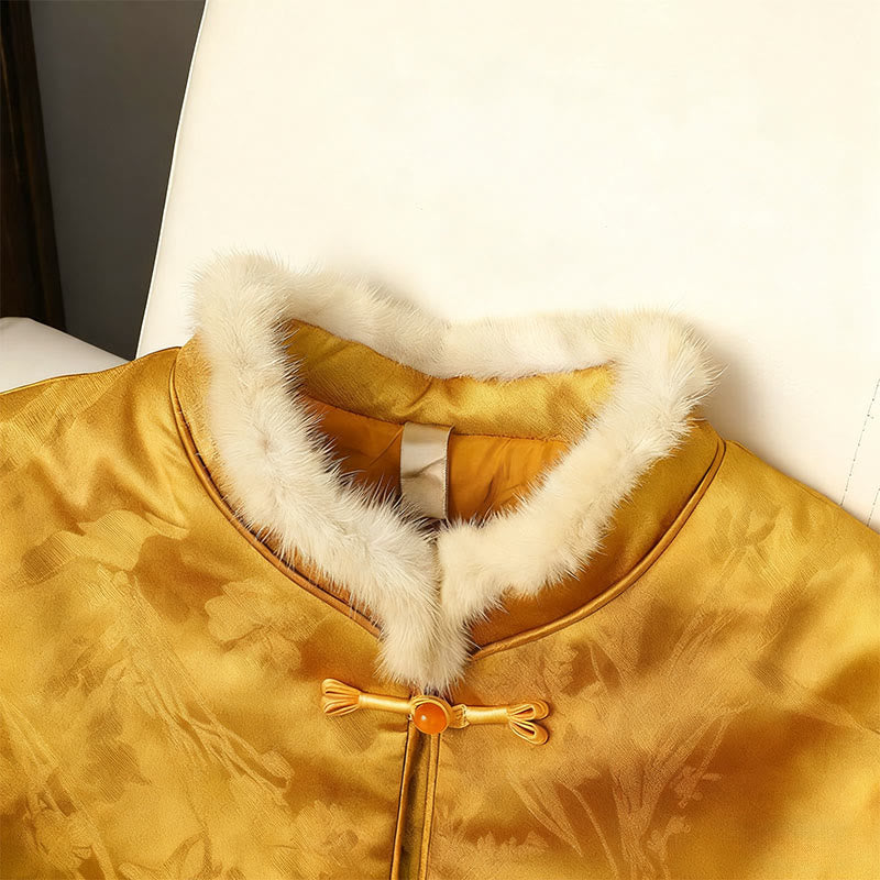 Giacca da donna a maniche lunghe con bottoni a forma di rana, motivo tradizionale cinese, motivo Buddha Stones  - image 2