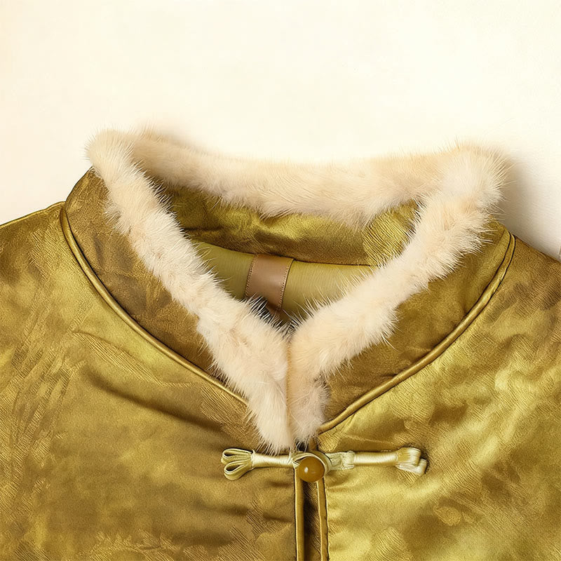 Giacca da donna a maniche lunghe con bottoni a forma di rana, motivo tradizionale cinese, motivo Buddha Stones  - image 11