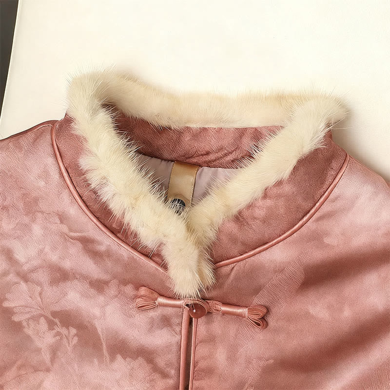 Giacca da donna a maniche lunghe con bottoni a forma di rana, motivo tradizionale cinese, motivo Buddha Stones  - image 19