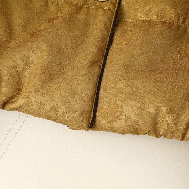 Giacca da donna in jacquard con maniche lunghe e tasche, motivo scuro con bottoni a rana Buddha Stones - image 8