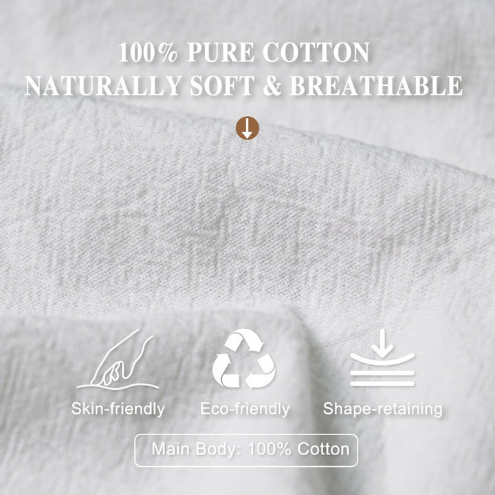 Pantaloni harem da donna con elastico in vita, motivo Buddha Stones, fiori di cotone, boccioli e foglie seghettate - image 3