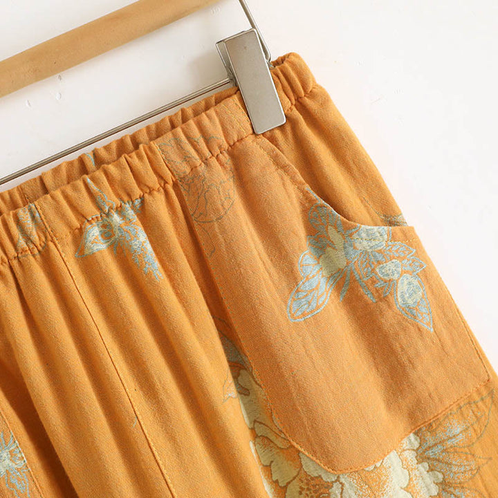 Set di 2 pezzi Buddha Stones con cardigan a maniche lunghe, pantaloni e tasche in cotone con stampa a bottoni e rana  - image 16