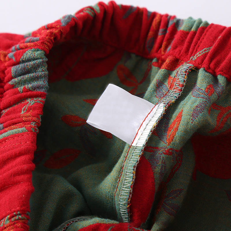 Set di 2 pezzi in patchwork Buddha Stones , camicia con bottoni a rana, pantaloni e tasche in puro cotone  - image 12