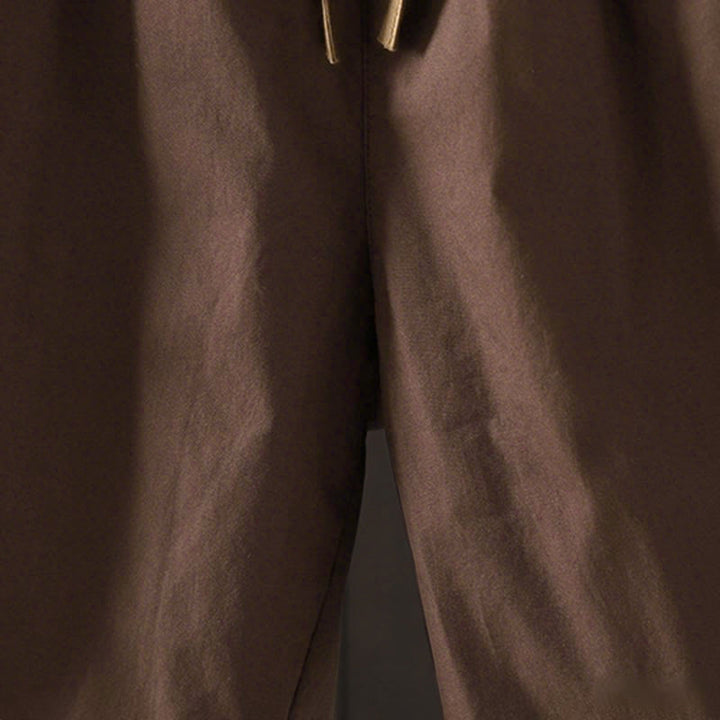 Pantaloni termici harem da donna in cotone tinta unita con tasche Buddha Stones - image 12